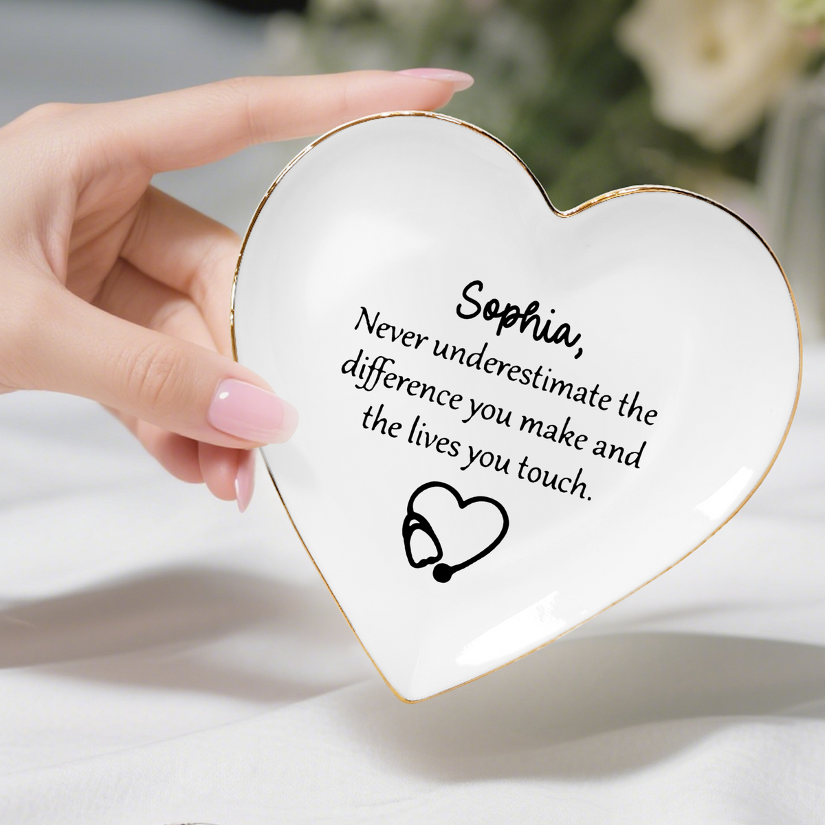 Custom Name Graduation RN BSN Nursing Grad Jewery Dish HO82 901736
