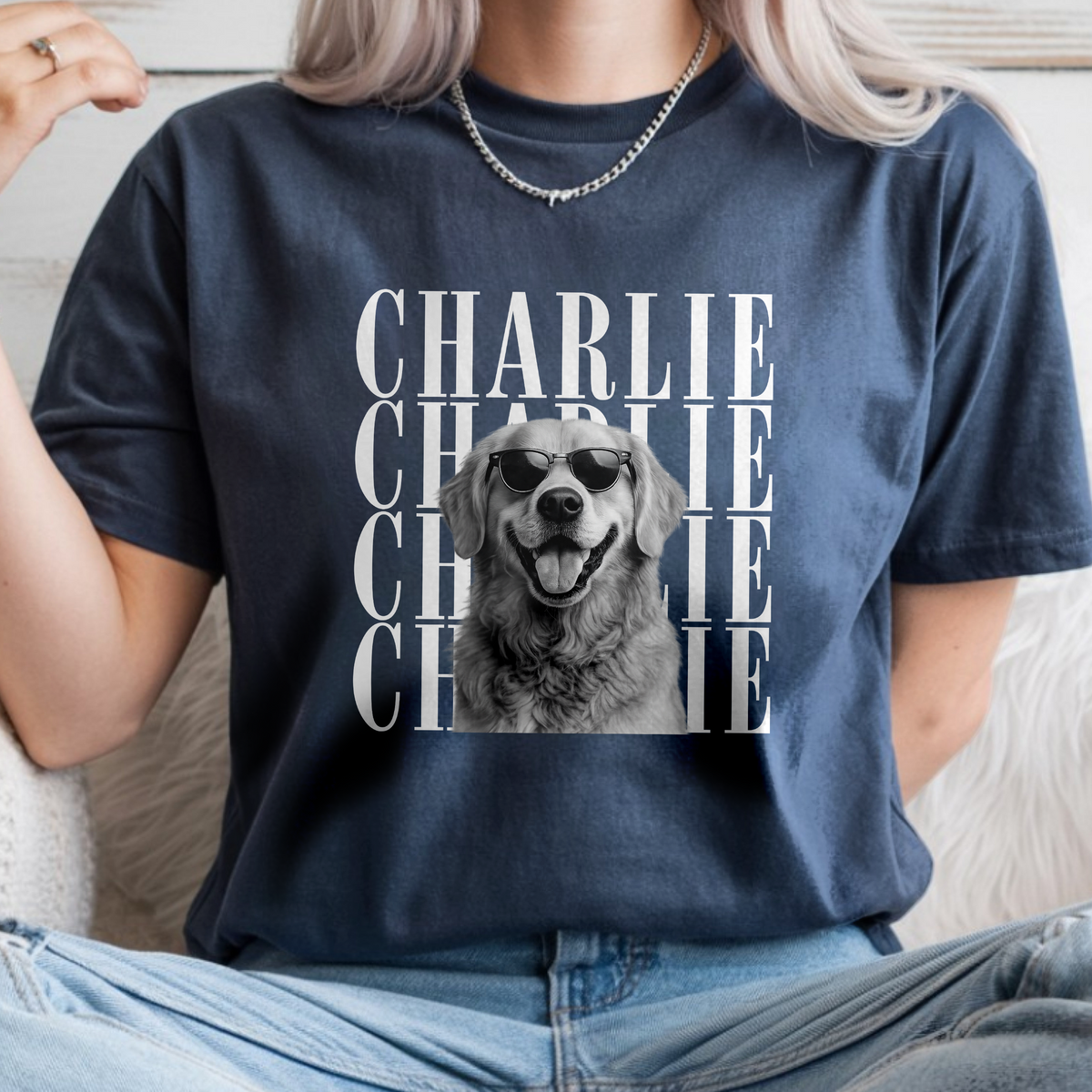 Custom Pet Photo Vintage Comfort Shirt Gift For Pet Lovers CH07 911544