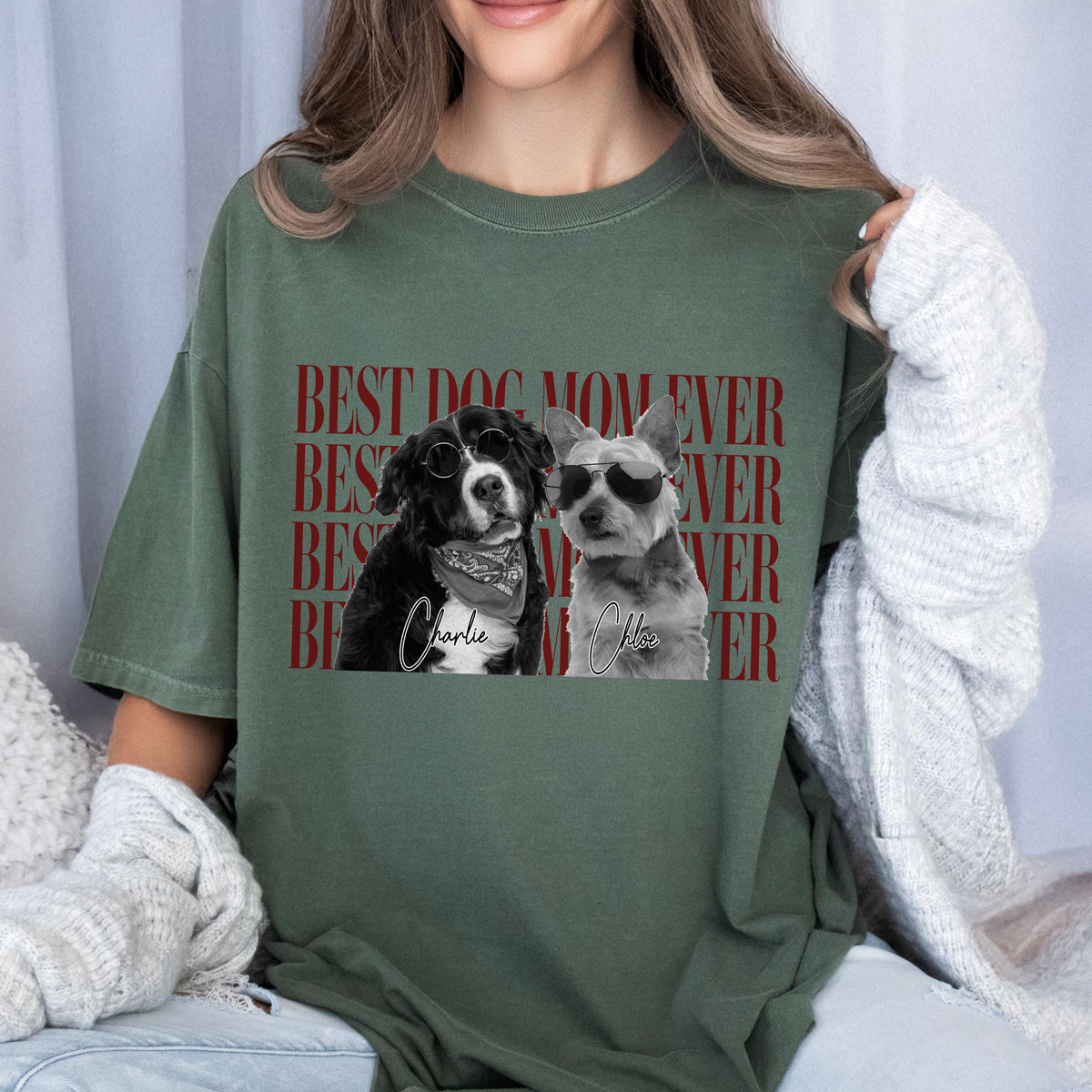 Personalized Vintage Photo Best Dog Dad Ever, Best Cat Dad Ever Comfort Shirt HA75 921278