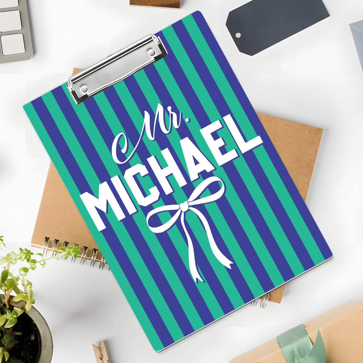 Custom Name Teacher Clipboard, Personalized Acrylic Paper, Appreciation Gift HO82 902906