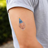 Custom Face Temporary Tattoos With Party Hat, Personalized Birthday Favor TH10 170587