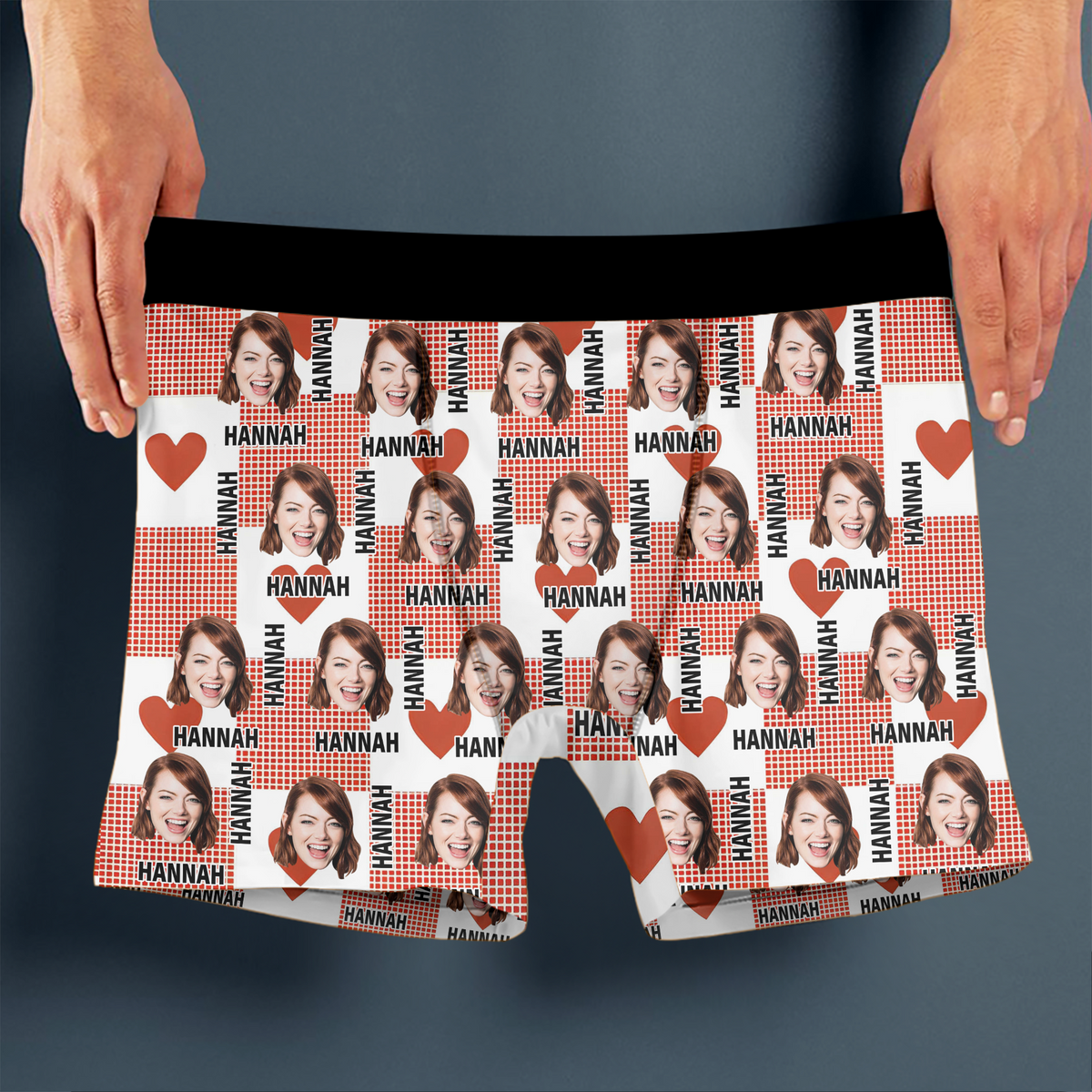 Custom Photo Men's Boxer Gift For Him, Valentine, Anniversary TH10 898211