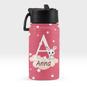 Custom Kid Name Cute Animal Kid Water Bottle Back To School Gift CH07 896218