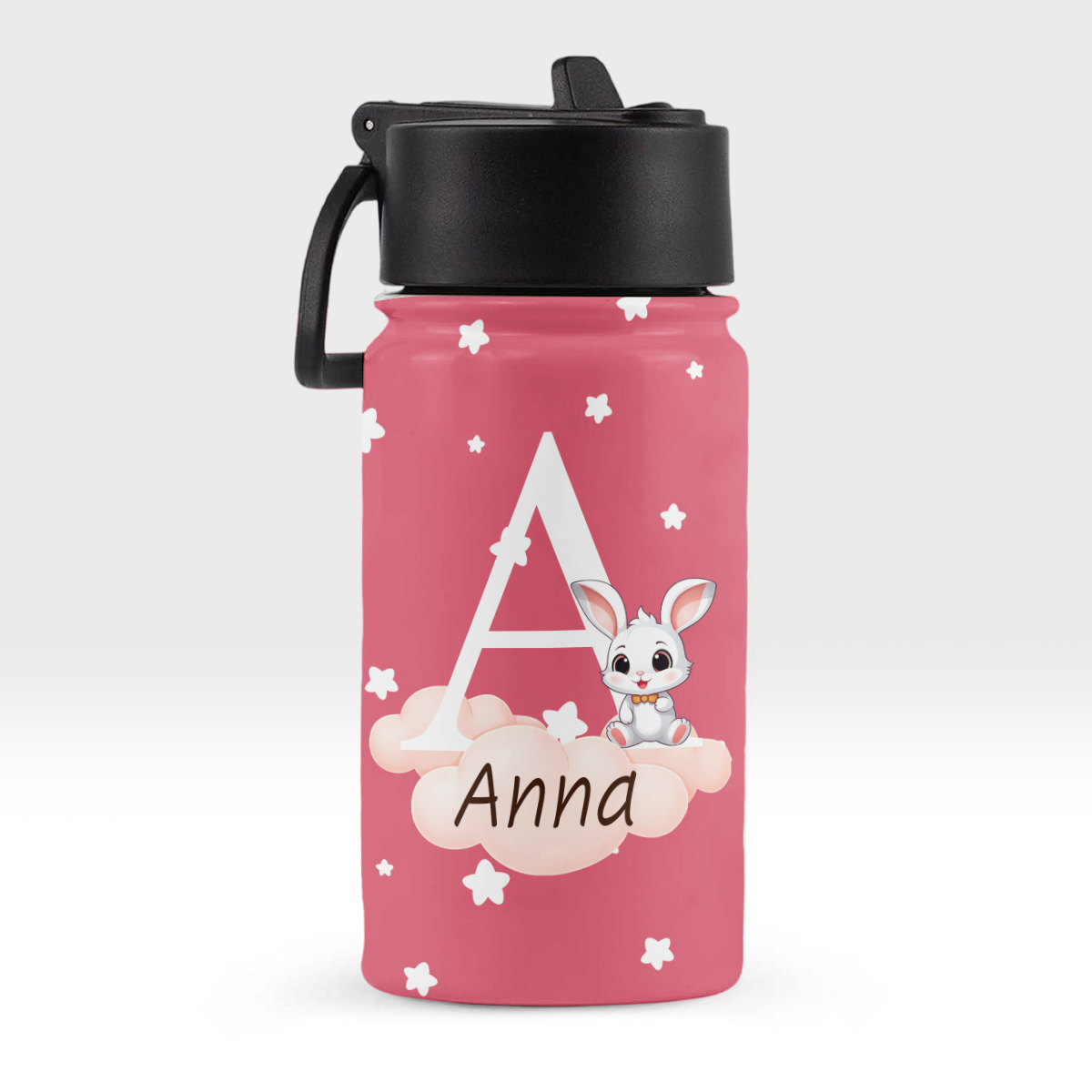 Custom Kid Name Cute Animal Kid Water Bottle Back To School Gift CH07 896218