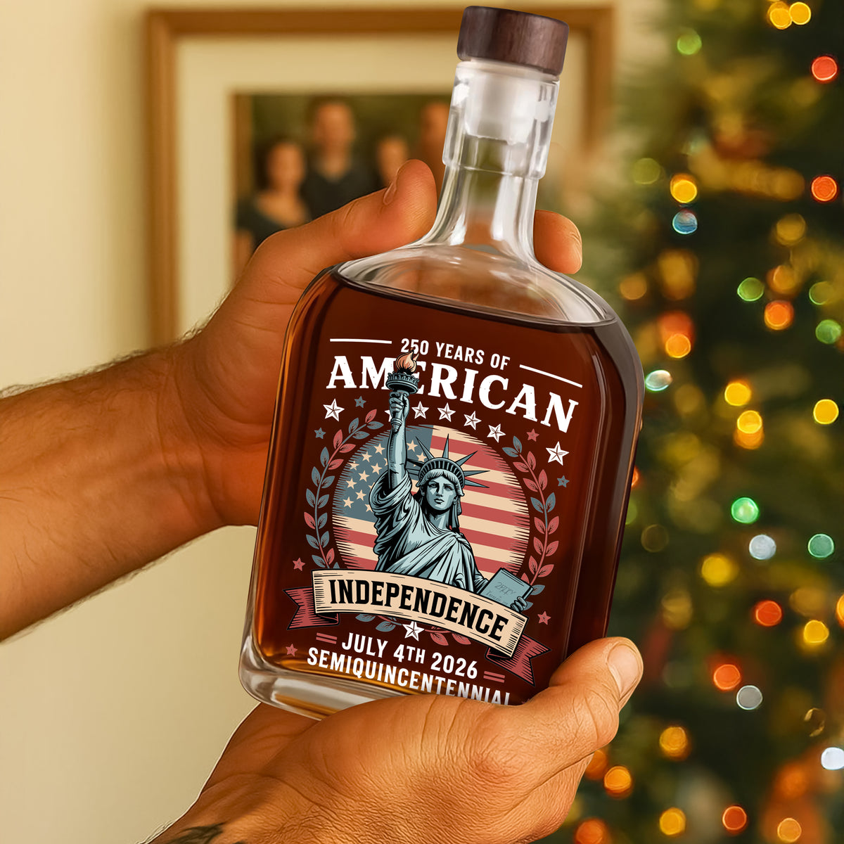 250 Year Of American Independence Whiskey Bottle LM32 895299