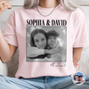 Custom Photo Couple Engagement Comfort Shirt, Vintage Couple Shirt, Wedding Anniversary Gift, Couple Gift HO82 903110