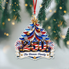Personalized Family Name America 250th Anniversary Christmas Acrylic Ornament HA75 921776