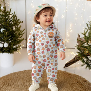 Custom Name On Dog Paw 3D Effect Personalized Onesie Pajamas TH10 896645