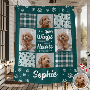 You Were My Favorite Hello And My Hardest Goodbye Custom Dog Memorial Photo Blanket CH07 896460