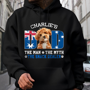 Custom Photo Dog - Dog's Dad The Man The Myth The Dealer Australia Flag Dad Shirt HA75 892880
