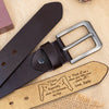 Custom Name I Love Your Face Between My Legs Leather Belt For Him, Funny Valentine Gift For Husband Boyfriend LM32 899005