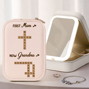 Personalized Being Your Mother Was A Gift Makeup box with LED LM32 893319