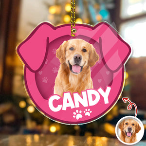 Custom Furry Baby Photo - Personalized Acrylic Ornament Gift For Dog Lovers CH07 899102