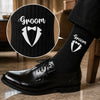Personalized Embroidered Socks For Wedding Day, For Groom, Groomsmen TH10 170635