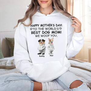 Custom Photo Happy Father's Day, Best Dog Mom, I Woof You Shirt For Dog Lovers HA75 892206