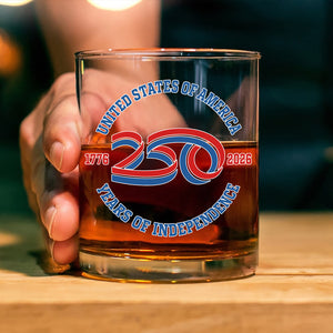 USA 250 Years Of Independence Whiskey Glass CH07 896768