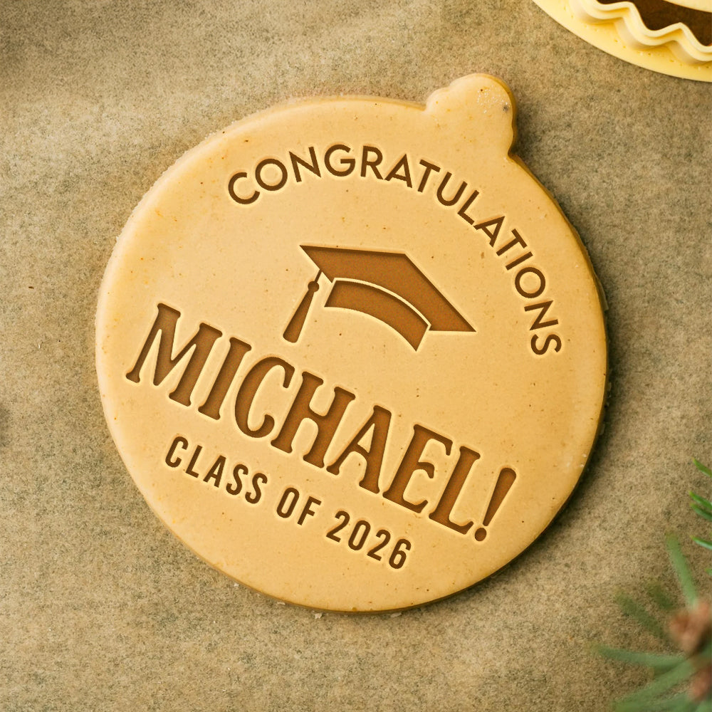 Custom Name Congratulations Class Of 2026 Graduation Cookie Stamp CH07 911042