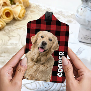 Custom Pet Photo Personalized Luggage Tag For Dog Cat Lovers HA75 892660