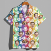Custom Photo Paw Pattern Hawaii Shirt - Custom Funny Pet Lover Gift CH07 911106