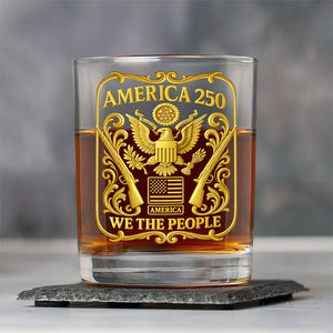 1776 - 2026 America 250th Anniversary Whisky Glass CH07 899084