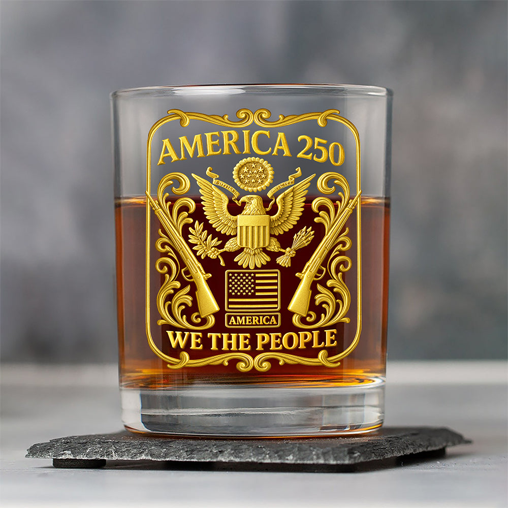 1776 - 2026 America 250th Anniversary Whisky Glass CH07 899084