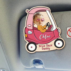 Custom Photo Drive Safe Daddy Car Visor Clip HA75 890666