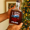 Custom Car Photo I Ride for America 250 Whiskey Bottle HA75 898220