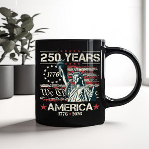Celebrate Our America 250th Anniversary We The People Black Mug CH07 896714