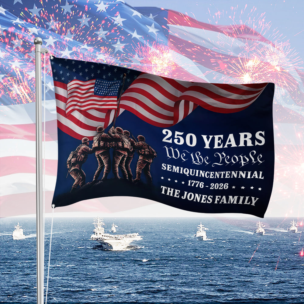 American Flag 250 Years Anniversary United States Semiquincentennial Double-Sided Flag HA75 897966