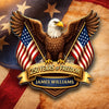 Custom Name 250 Years Of Freedom USA Anniversary Eagle Acrylic Pin LM32 899573