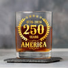 250 Years America Anniversary Whiskey Glass HA75 897424