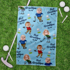 Custom Kid Face Best Dad By Par Golf Towel LM32 893645