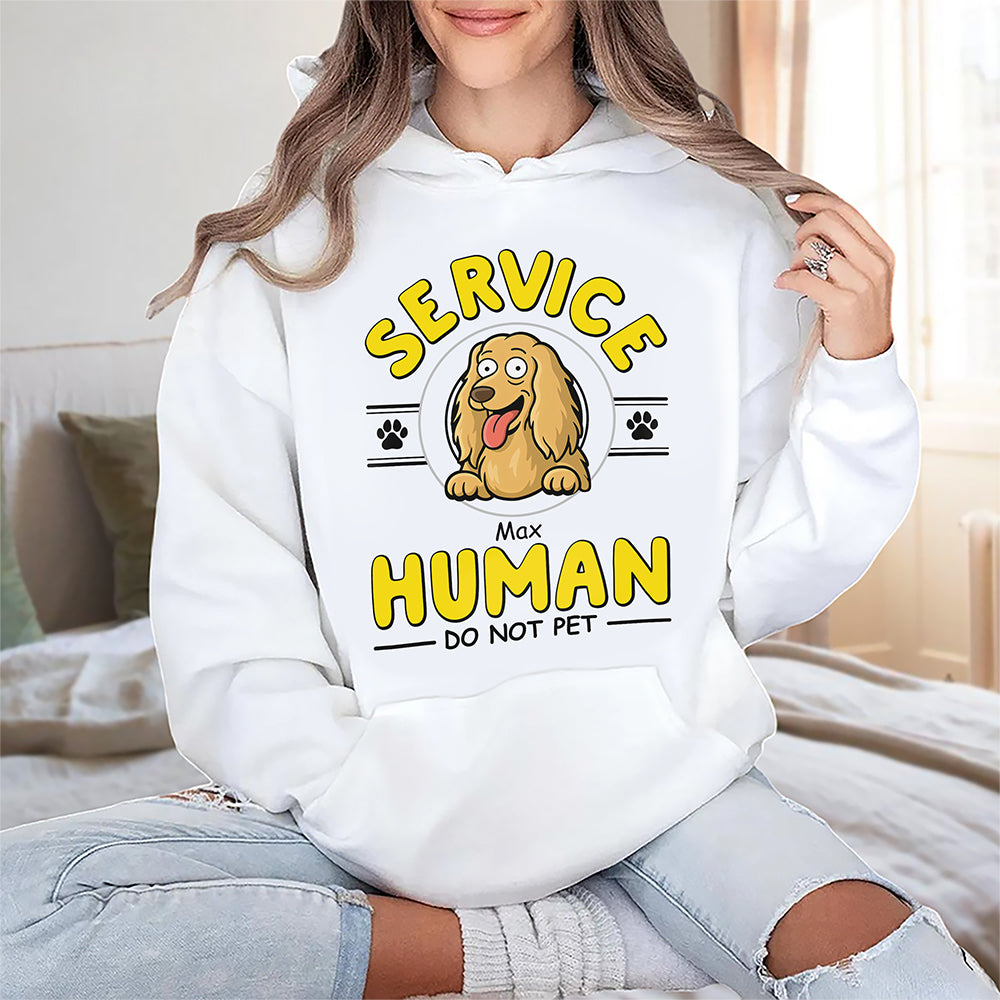 Service Human, Do Not Pet Personalized Birght Shirt For Dog Lovers CH07 895630