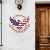 Custom Family Name Home Of The Free 250 Metal Sign TH10 898909