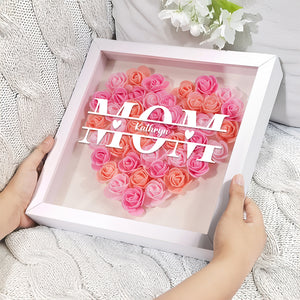 Personalized Mommy Flower Shadow Box For Mother's Day LM32 893279