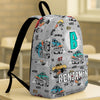 Custom Kids Name Back to School Personalized Backpack HA75 921716