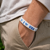 American Flag USA Laser Engraved Silicone Bracelet LM32 899735