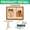 Custom Photo One By My Side Forever In My Heart Dog Memorial 2-Layers Wooden Collar Frame LM32 893759