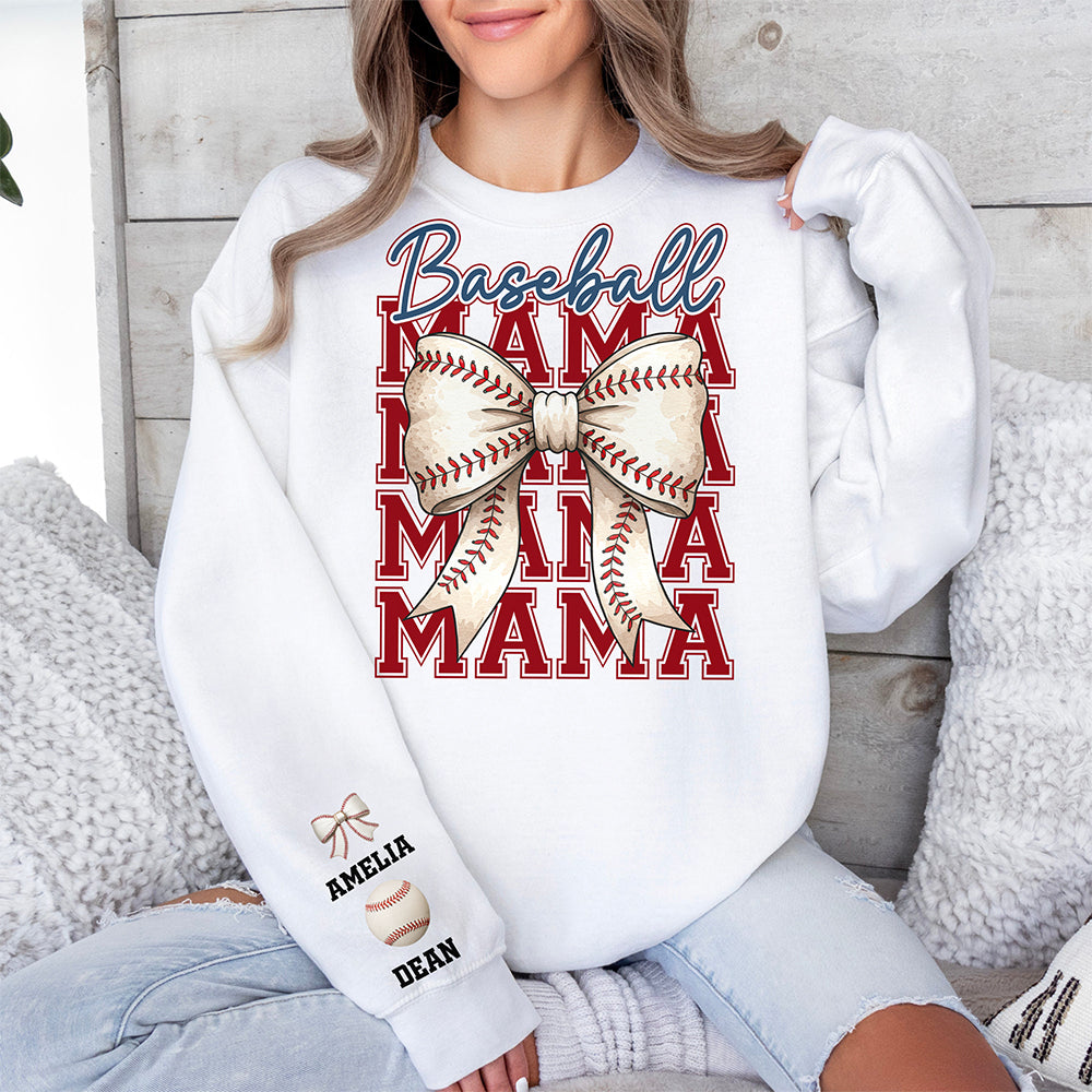 Baseball Mama Mama Mama Coquette Game Day Sweatshirt Personalized Gift For Mother's Day HO82 893626
