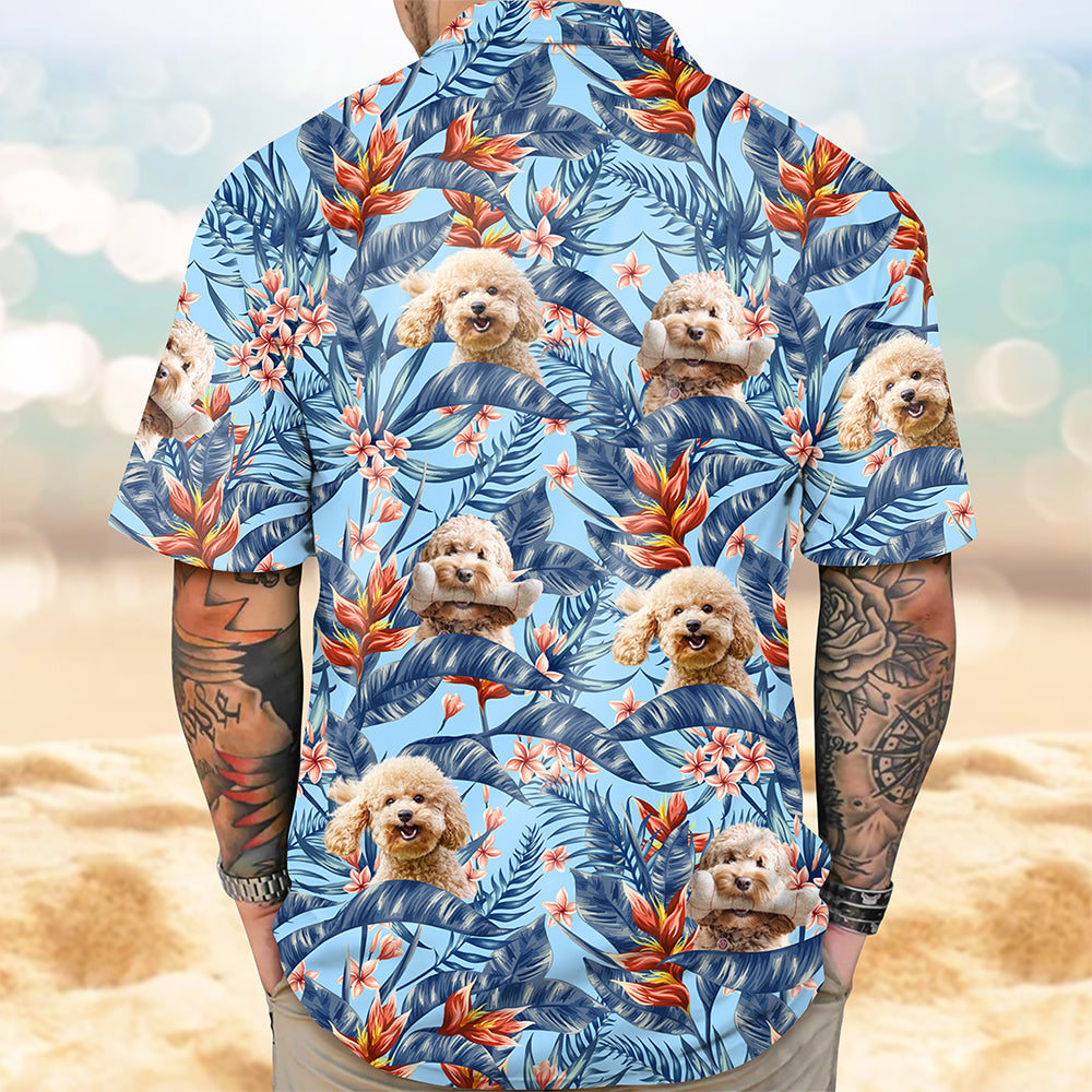 Custom Dog Photo In The Air Hawaii Shirt Gift For Dog Lovers HO82 893838
