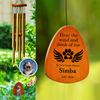 Personalized Pet Memorial Wind Chimes – Custom Photo Pet Loss Gift, In Loving Memory Outdoor Hanging Decor LM32 669523