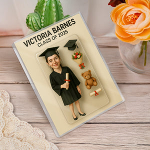 Custom Figure Acrylic Block Plaque, Unique Keepsake, Graduation Gift Female Version HA75 892334