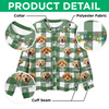 Custom Dog Photo Name Christmas Light Snow Cardigan CH07 899596