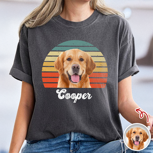Custom Dog Photo Retro Comfort Shirt TH10 896143