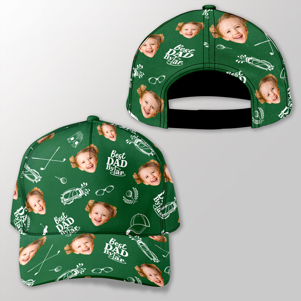 Custom Photo Best Dad By Par Classic Cap - Gift for Golf Dad HA75 921280