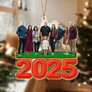 Custom Photo Season Of Our Love Family Acrylic Ornament Gift For Mom, Dad, Brother, Sister, Kids HO82 900070