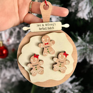 Personalized Gingerbread Christmas Layer Wood Ornament Gift For Family TH10 896747