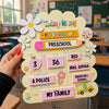Personalized First Day Of My Pre-school Wooden Board TH10 170501
