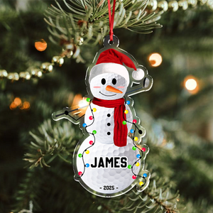 Personalized Sport Snowman Acrylic Ornament Gifts For Players, Team, Boys HA75 897532