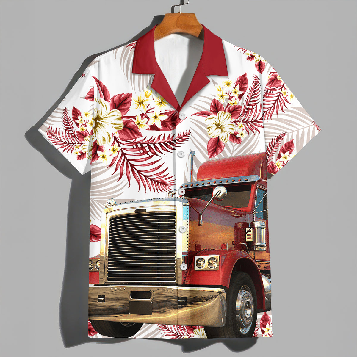 Custom Photo I Am Trucker Hawaii Shirt TH10 169461